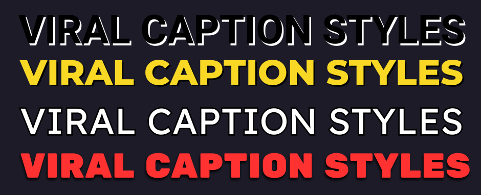 AI video captions
